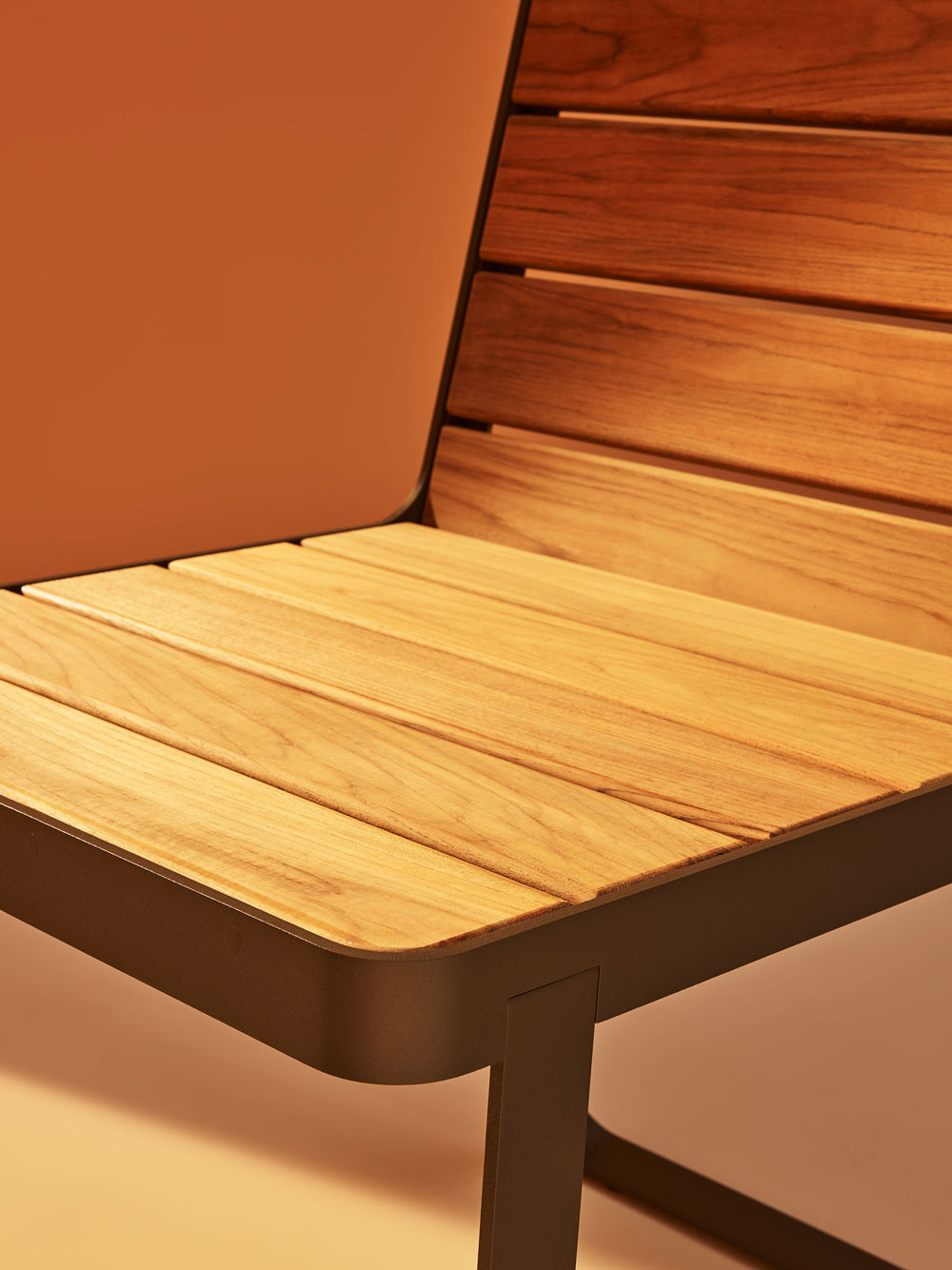 Sedia Makemake - Sedia per esterno in alluminio e acciaio